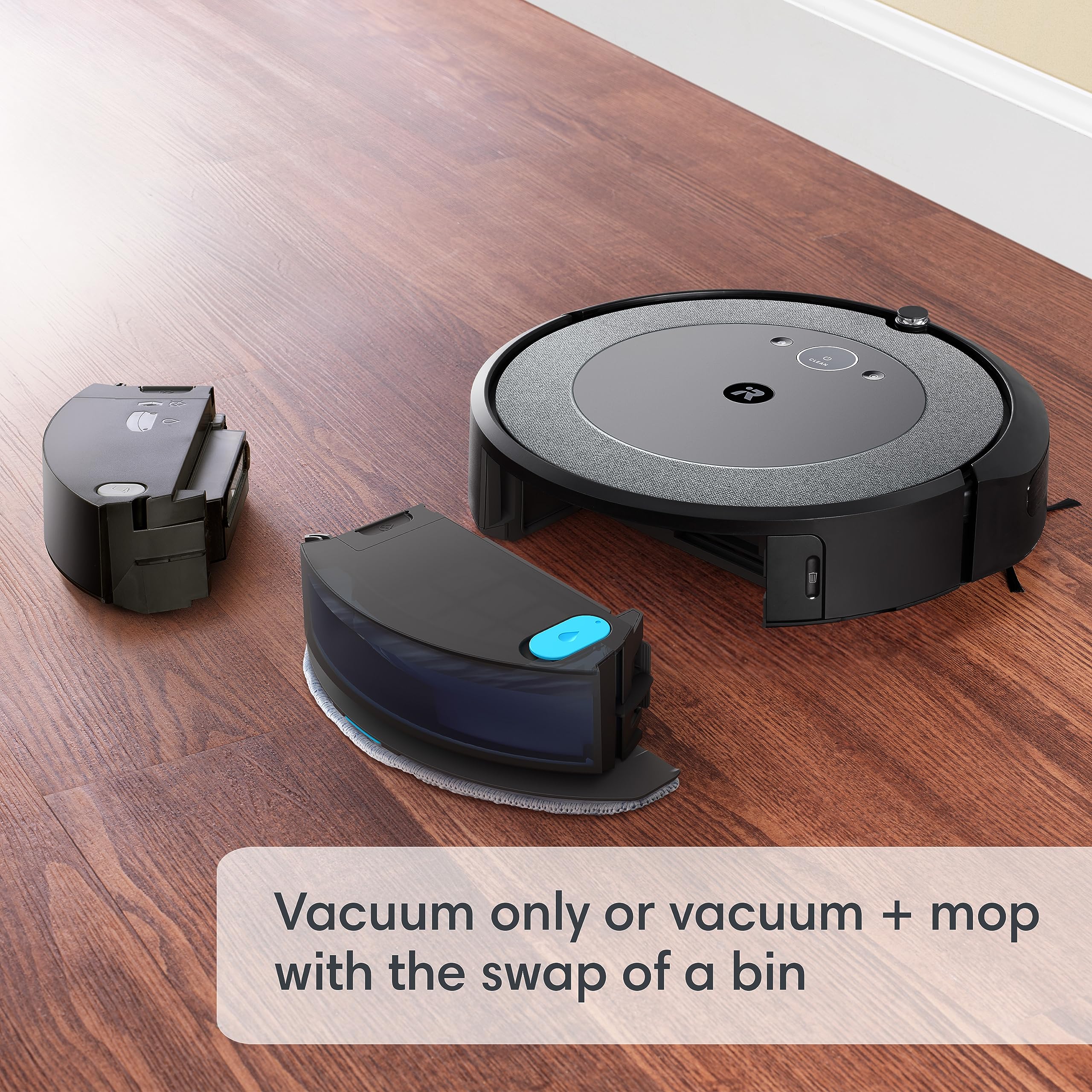 iRobot Roomba Combo i5+ Self-Emptying Robot Vacuum & Mop – Clean by Room with Smart Mapping, Empties Itself for Up to 60 Days, Alexa Enabled, Personalized Cleaning OS, Ideal for Pet Hair