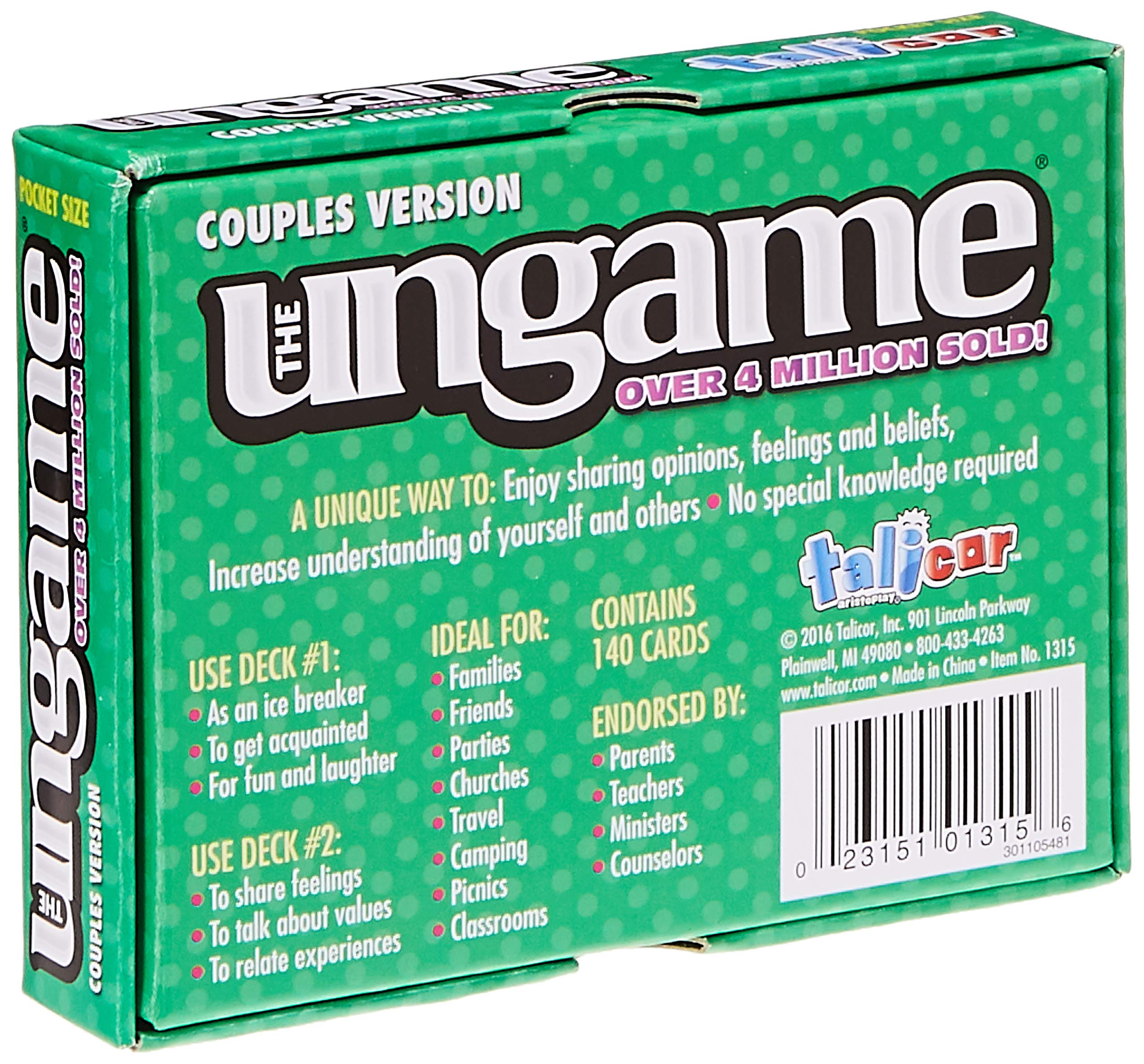 TaliCor Pocket Ungame Couples
