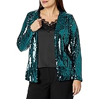 City Chic Women's Plus Size JKT Sequin Seduction