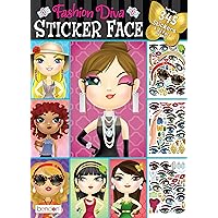 Bendon Fashion Diva Create-A-Face Sticker Pad 42423