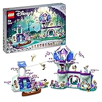 LEGO 43215 Disney The Enchanted Tree House Set of 13 Mini Dolls Including Princess Jasmine, Belle, Elsa and Anna, for 7 Year Old Children, Girls, Boys, Disney 100 Toys