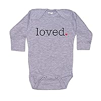 Loved Heart/Baby Onesie/Sublimation/Infant Bodysuit/Newborn Outfit/Onesies/Love