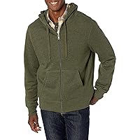 Amazon Essentials Men's Full-Zip Hooded Fleece Sweatshirt (Available in Big & Tall)