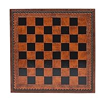 Marcello Chess & Checkers Board from Italy- Squares 1 3/8