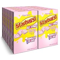 Starburst Singles To Go Powdered Drink Mix, All Pink Strawberry, 12 Boxes with 6 Packets Each - 72 Total Servings, Sugar-Free Drink Powder, Just Add Water, 6 Count (Pack of 12)
