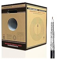 Mediabridge™ Coaxial Cable - RG6 Quad-Shielded - UL CL2 Rated for in-Wall Use - Black (500 feet) Pull-Out Box (Part# CC6QB-500)
