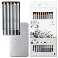 Winsor & Newton Studio Collection Artist Pencils, Graphite Pencils, Set of 12
