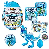 ZURU Smashers Mini Smashable Egg with Many Surprises! - Exclusive Dino Ice Age T-Rex - Slime, Dinosaur Toy, Collectibles, Toys for Boys and Kids
