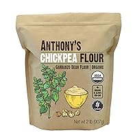 Organic Chickpea Flour, Garbanzo Bean Flour, 2 lb, Gluten Free, Non GMO