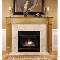 Pearl Mantels 110-56 Williamsburg Fireplace Mantel Surround, 56-Inch, Unfinished, Paint and Stain Grade