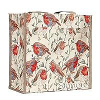 Signare Tapestry Shoulder Bag Shopping Bag for Women with Bird Designs