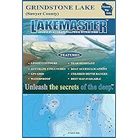 Lakemaster LPWIGEP03-05 Paper Map Grindstone (Sawyer)