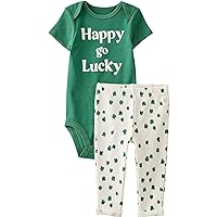little planet by carter's baby-girls 2-piece Bodysuit and Pant Set Made With Organic CottonSet