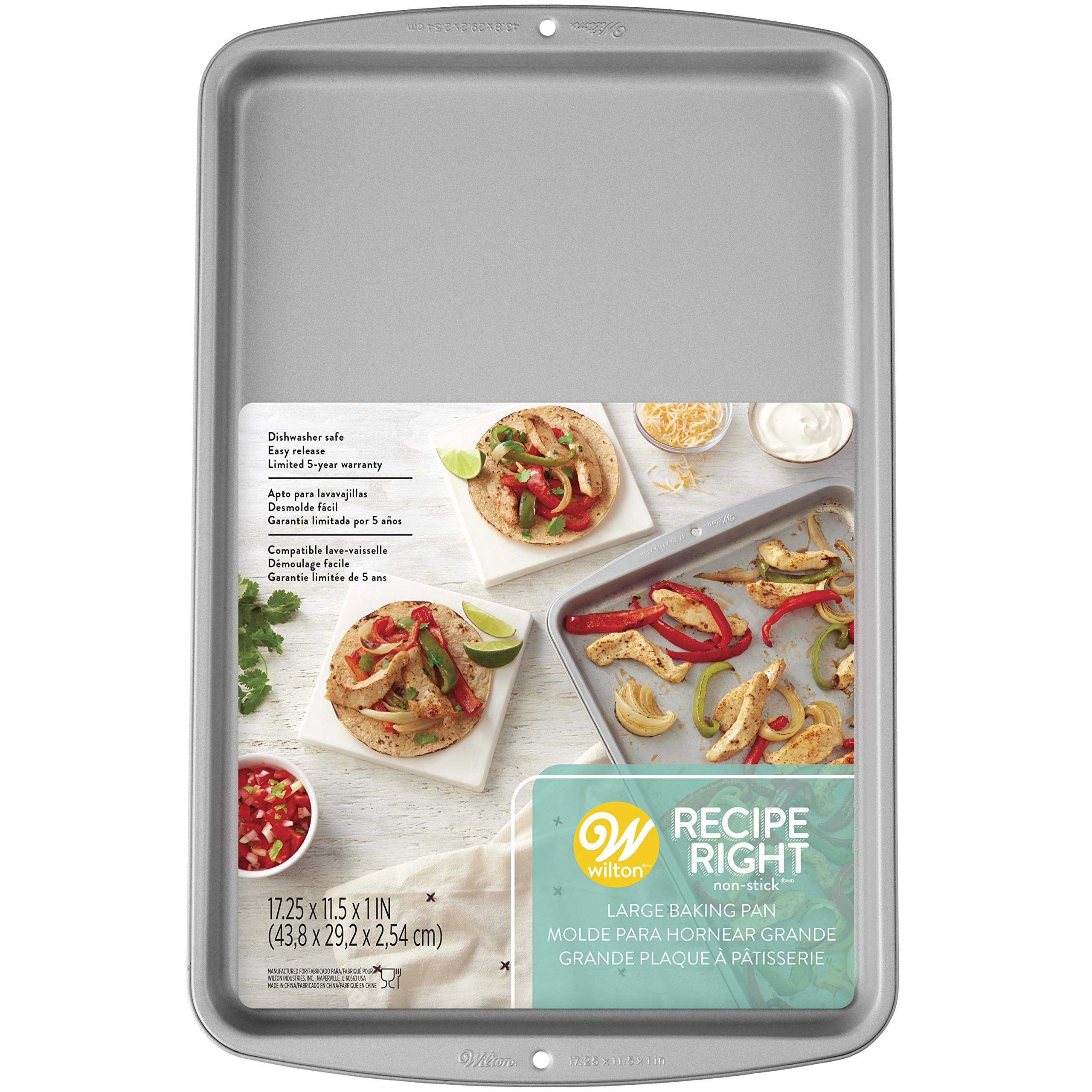 Wilton Recipe Right Cookie/Jelly Roll Pan, 17-1/4 by 11-1/2-Inch