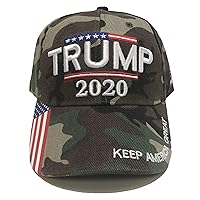 Trump 2020 Hat - Keep America Great 3D Embroidery American Flag Donald Trump MAGA Baseball Cap