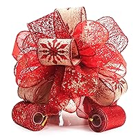Christmas Tree Topper Bow - Bow: 11