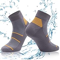 Waterproof Socks for Men & Women, Mid Crew Breathable Hiking Socks