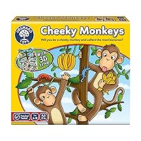 Orchard Toys Cheeky Monkeys Family Game, A Fun Game of Chance, Perfect for Kids Age 4-8, Educational Toy