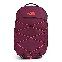 THE NORTH FACE Women's Borealis Commuter Laptop Backpack, Boysenberry Light Heather/Fiery Red, One Size