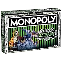 Monopoly Beetlejuice Board Game | Based on The 80’s Fantasy Film Beetlejuice | Officially Licensed Beetlejuice Merchandise | Themed Classic Monopoly Game
