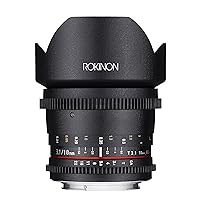 Rokinon Cine CV10M-N 10mm T3.1 Cine Wide Angle Lens for Nikon (DX) Cameras