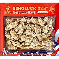 Sengluck American Ginseng (4-yr Growth) 8 oz, 参吉尔促销美国威州原产优质4年花旗参/西洋参0.5磅227克