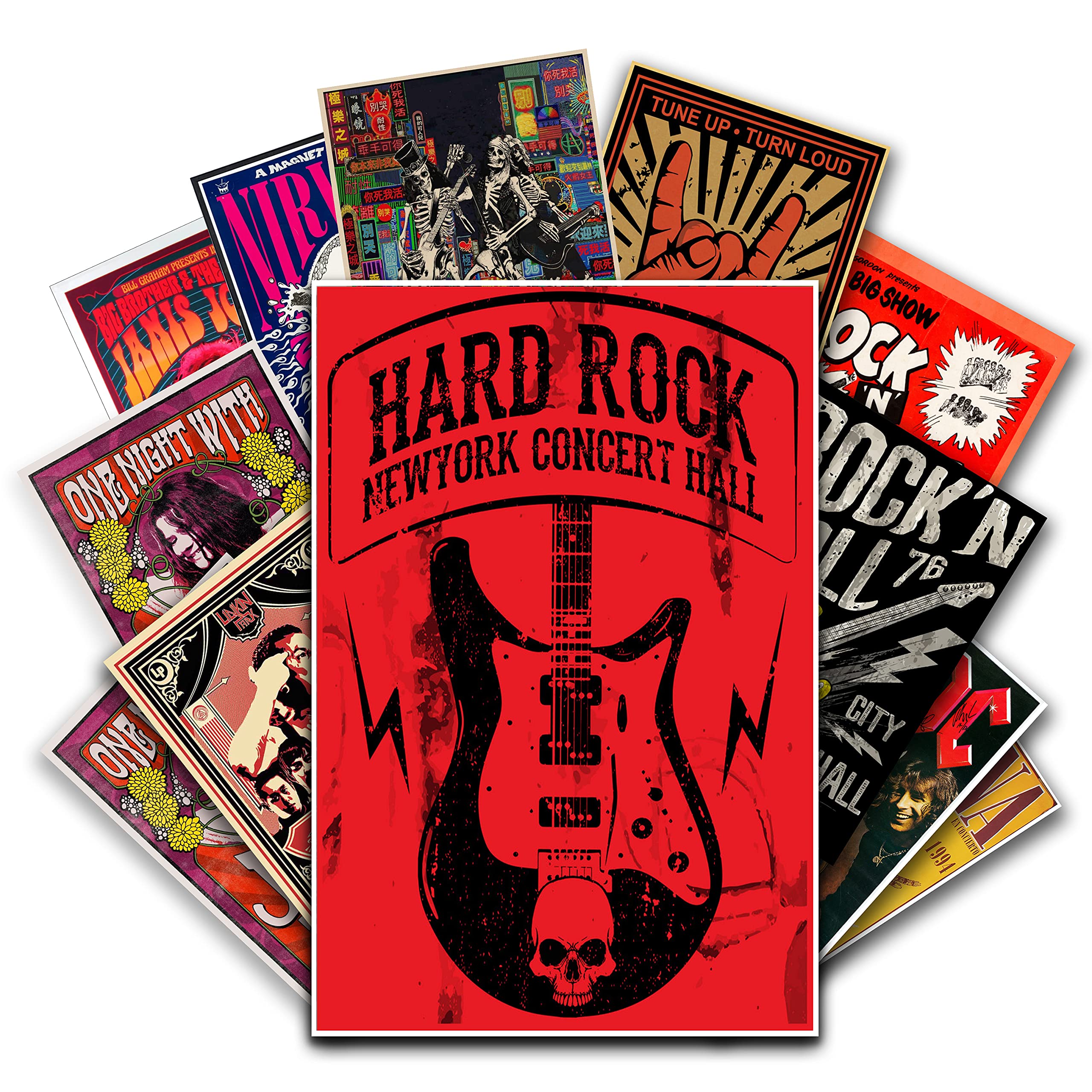 Mua HK Studio Vintage Music Posters Decal - Album Cover Posters for Room  Decor Aesthetic Vintage - Rock Band Posters for Room Aesthetic 90s 