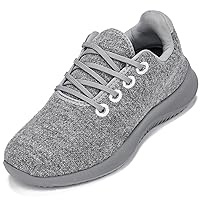 CALTO Men's Invisible Height Increasing Elevator Shoes - Ultra Lightweight Sporty Sneakers - 2.4 Inches Taller