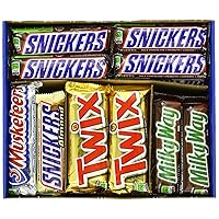 SNICKERS, M&M'S Milk Chocolate, M&M'S Caramel, SKITTLES & STARBURST Candy  Variety Mix, 45.69-Ounce Bag, 90 Pieces
