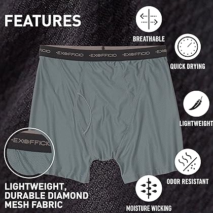 ExOfficio Men's Give-N-Go Boxer Brief Single Pack