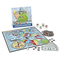 Money Bags Coin Value Game - Ages 7+ Fun Games for Kids, Develops Math Skills and Recognition, Educational Play Kids For 2 to 4 Players