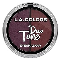 L.A. Colors Duo Tone Eyeshadow, Merlot, 1 Ounce
