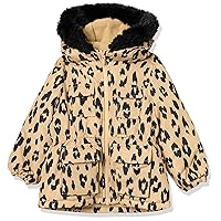 Toddler Girls Heavyweight Jacket, Warm, Hooded, Water-Resistant Winter Coat
