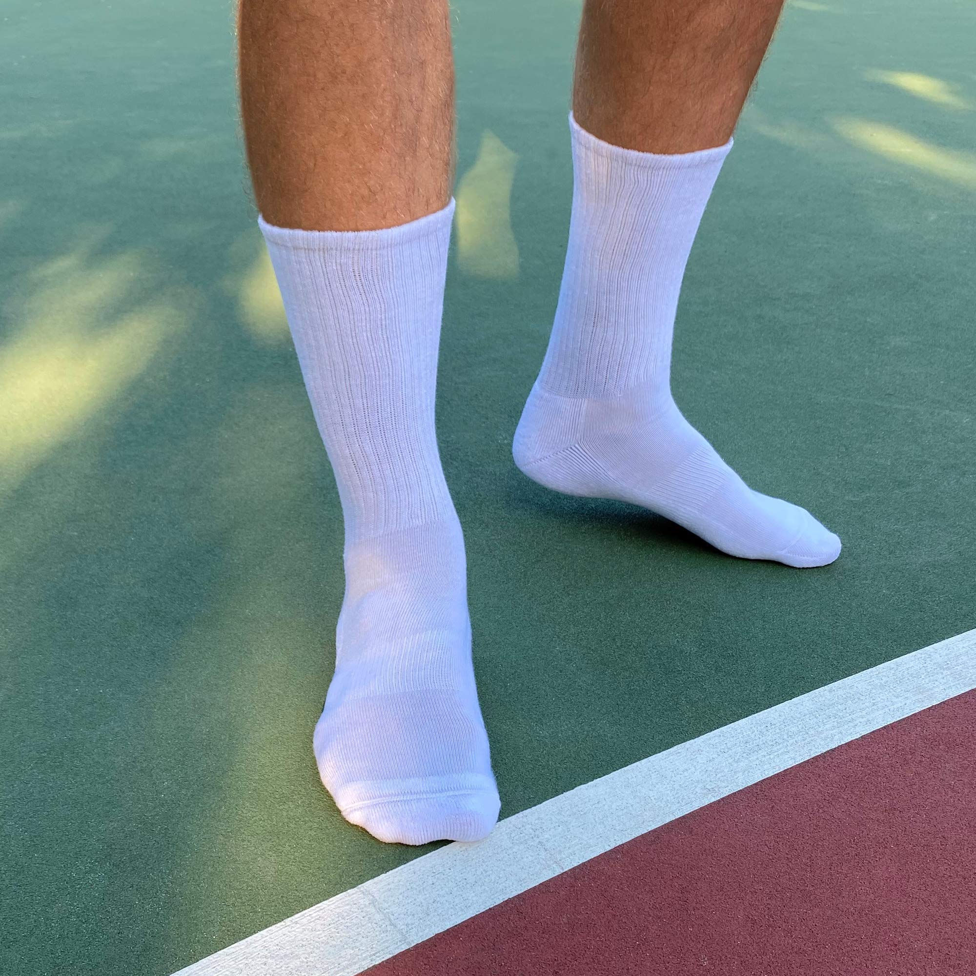 Gildan Men's Performance Crew Socks, 12-Pairs