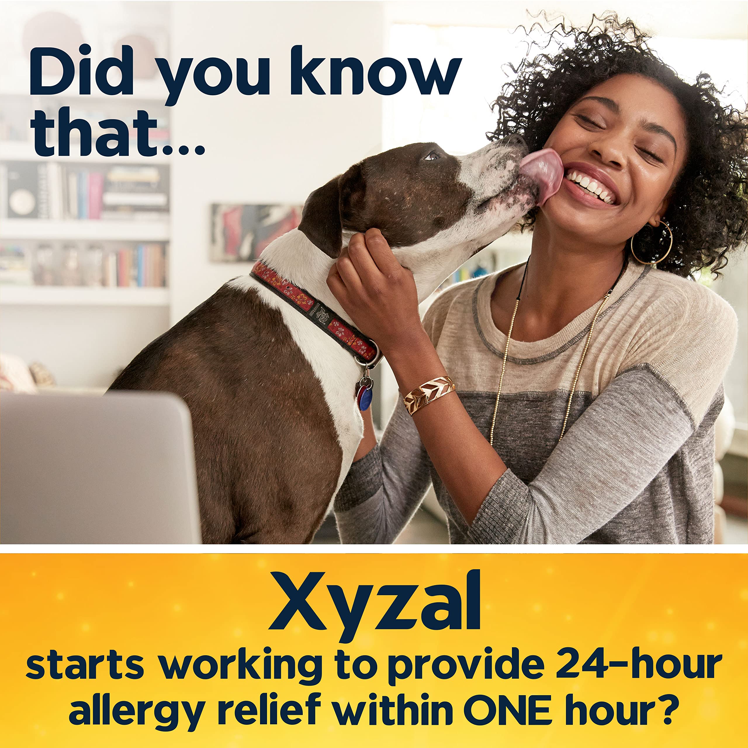 Xyzal Allergy Pills, 24-Hour Allergy Relief, 55-Count, Original Prescription Strength