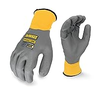DEWALT Unisex-Adult Dpg35 Full Dip Water-resistant Breathable Work Glove