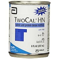 Twocal- HN High Nitrogen Liquid, Vanilla by Ross Nutritional, #00729 - 8 Fl Oz (Pack of 24)