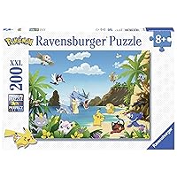 Ravensburger - Children's Puzzle - Puzzle 200 p XXL - Catch Them All! - Pokémon - Ages 8 and Above - 12840