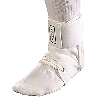 DonJoy Stabilizing Pro Ankle Support Brace, White, Large