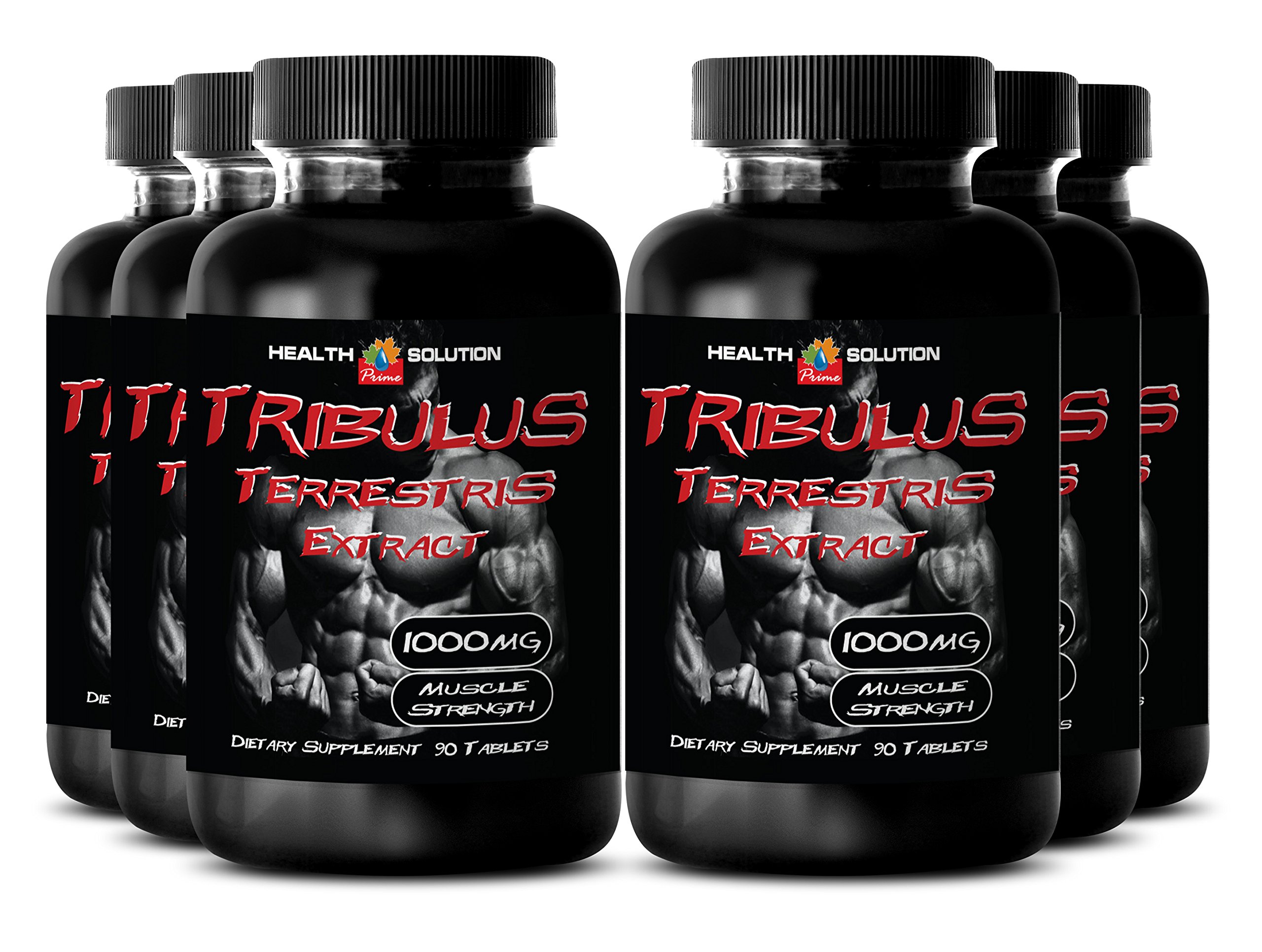 Tribulus Bulgarian - Tribulus Terrestris Extract 1000mg Muscle Strength - Sexual Desire Pills (6 Bottles 540 Tablets)