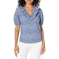 Paul Smith Ps Women's Blue Check Blouse