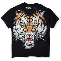 Liquid Blue Men's Tiger Face T-Shirt