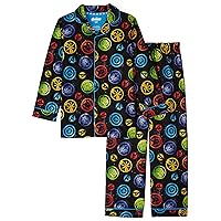 Marvel Little Boys' Avengers Endgame 2 Piece Pajama Set (X-Small (4-5)) Black