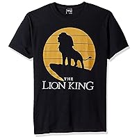 Disney Men's Lion King Simba Pride Rock Silhouette Graphic T-Shirt