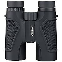 Carson 3D Series 10x42mm High Definition Compact and Waterproof Binoculars with ED Glass, Black (TD-042ED)
