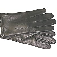 Genuine Black Leather Thinsulate Lined Mens Gloves Size Small