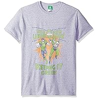 DC Comics Men's Big-Tall The Green Lantern Glow Logo T-Shirt