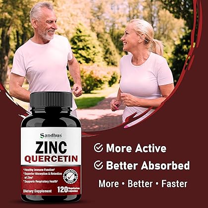 Zinc Quercetin 120 Vegetarian Capsules