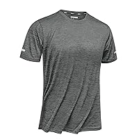 TACVASEN Men's Running Shirt Quick Dry Short Sleeve T-Shirts Summer Crew Neck T Shirt Sports Gym Tops