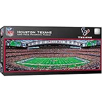 Master Pieces NFL Houston Texans Stadium Panoramic Jigsaw Puzzle, 1000 Pieces, Team Color, 13